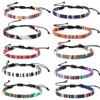 Bohemian Handmade Couple Bracelets Men Charms Weave Adjustable Bracelets for Women Friendship Summer Beach Surfing Boho Jewelry