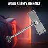 Aluminum Zinc Zinc Alloy Door Closing Device Adjustable Speed Spring Tension Door Closer  Security Doors