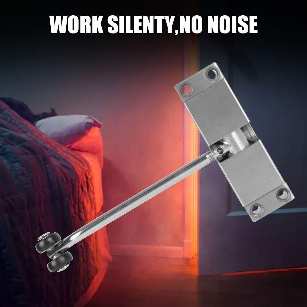 Aluminum Zinc Zinc Alloy Door Closing Device Adjustable Speed Spring Tension Door Closer  Security Doors
