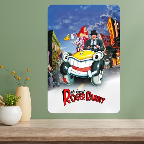 Who Framed Roger Rabbit Classic Movie Metal Poster Sign 20x30cm（7.8x11.8inch）