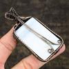 Mother Of Pearl Handmade Copper Wire Wrap Jewelry Pendant 3.19" U1r78