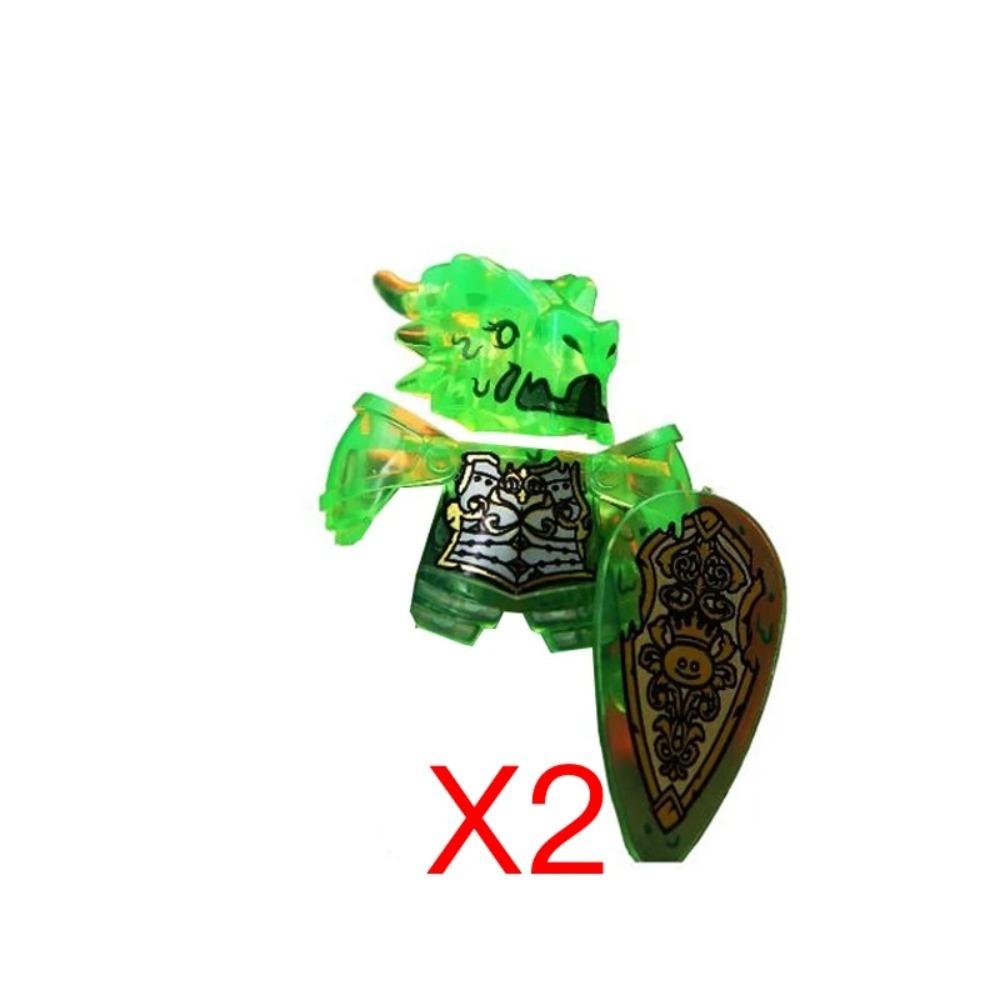 Mittelalterliche Burgsoldaten Actionfiguren Baustein Drache Anime Ritter Zubehör Kriegspferd Miliz Helm Schild Spielzeug Geschenk B15