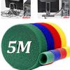 5M/Roll Car Interior Storage Cable Organizer USB Cable Winder Management Nylon Free Cut Ties Mouse Earphone Cord Cable Ties