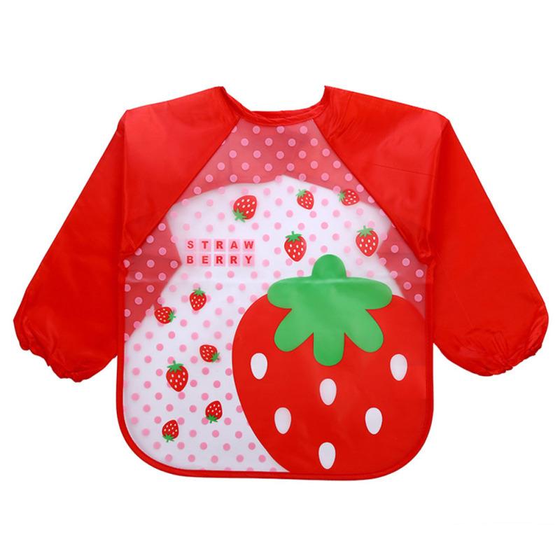 Baby Bibs Infant Burp Clothes Long Sleeve Waterproof Feeding Accessories