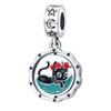 925 Sterling copper Cat and Dog Series Best Friend Pendant Fit 4MM hole diamete Bracelet Charms Bead Necklace DIY Female Zircon