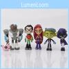 Premium Quality Teen Titans Go Miniature Figures Set Of 6 For Collectors