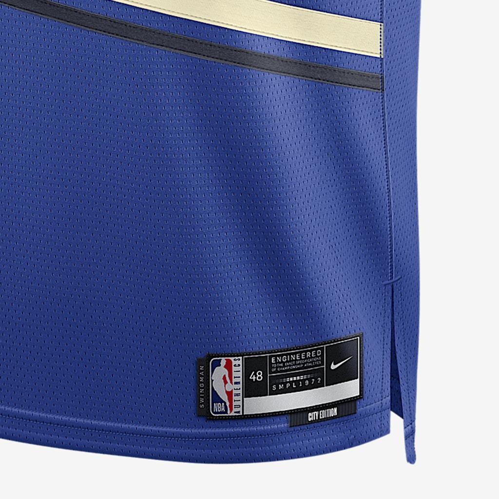 Nike X NBA Dri-Fit NBA Jersey AW24 City Edition Dri-Fit Quick-Dry Comfortable Skin-Friendly Casual Basketball Tank Top Men Tops Blue FQ4349-481