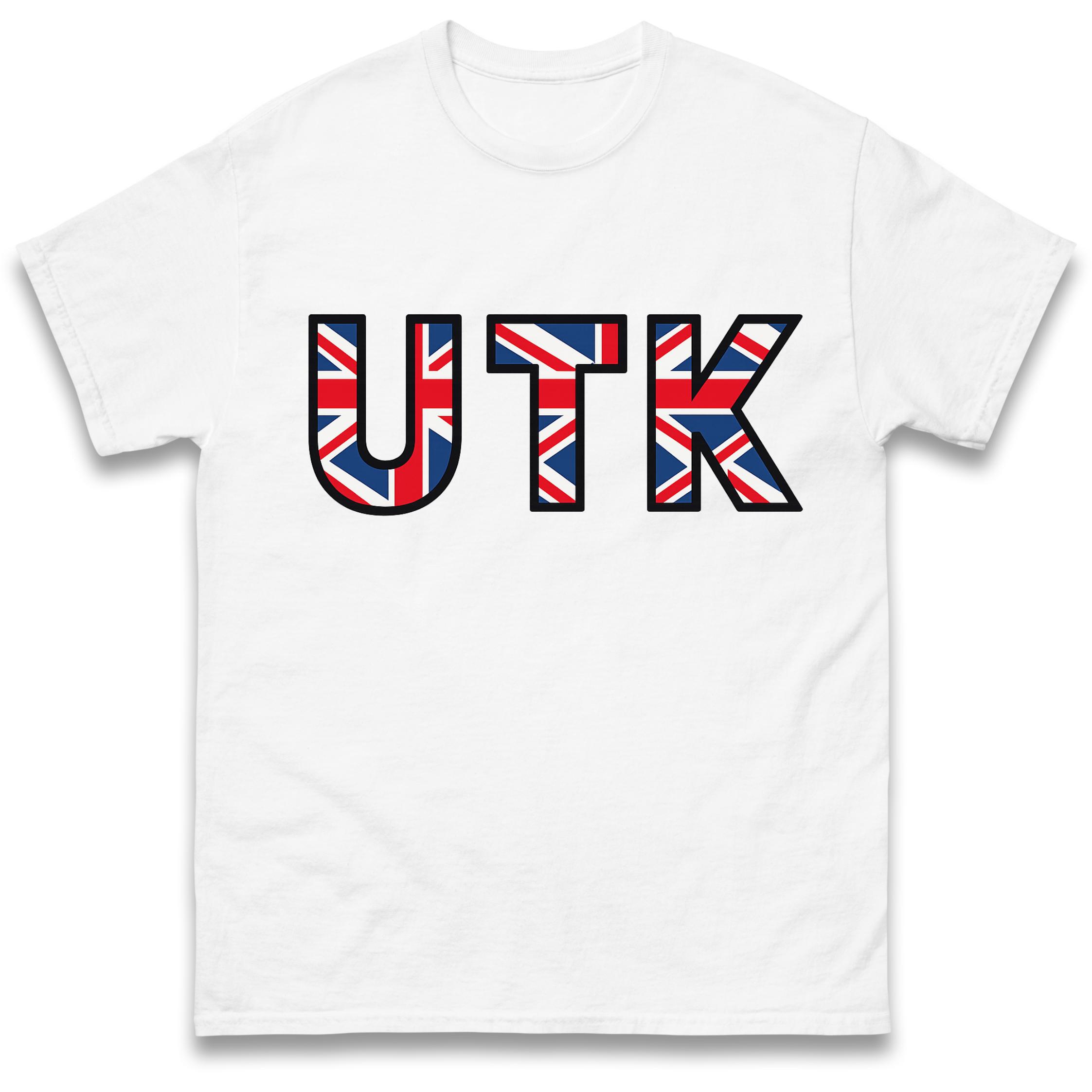 UTK T-Shirt Tshirt Mens Womens Tops Unisex Tees 100% Cotton L