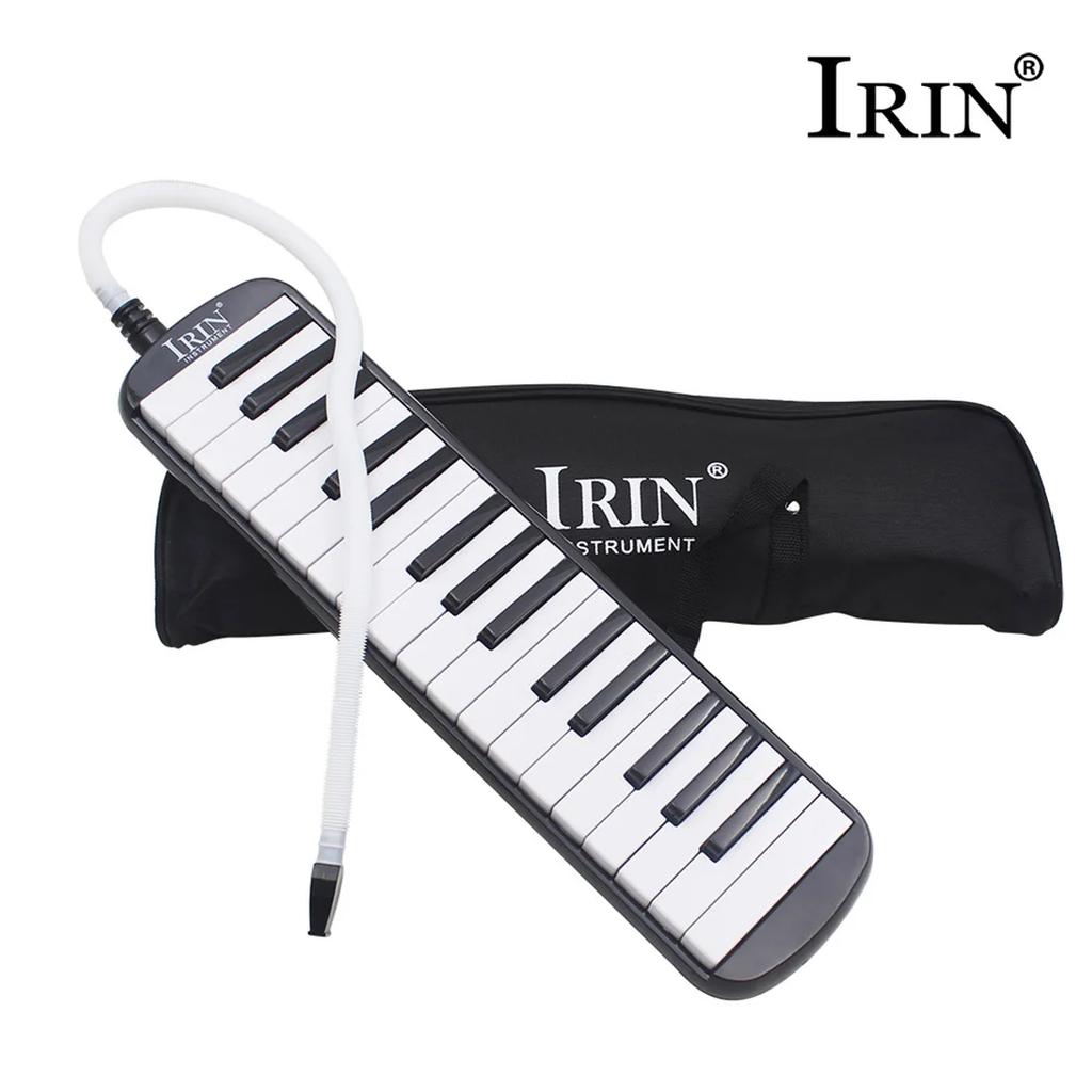 IRIN Piano Mélodica Portable 32 Touches Set avec Sac de Transport Clavier Joueur Mélodique Professionnel Durable Instruments de Musique