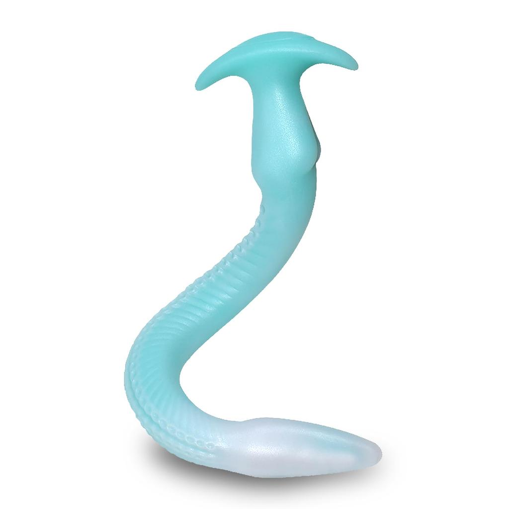 Anal Plug Base Silicone White Green M x TaRiss's Anchor-Shaped 3.8cm 40.5cm