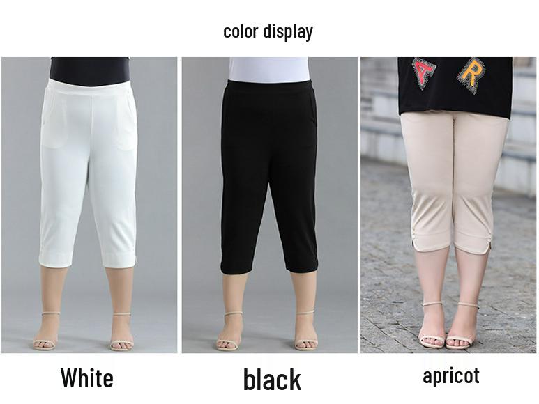 2025 Summer Women's Plus Size High Waist Loose Mom Jeans - Casual Thin Straight Leg Pants