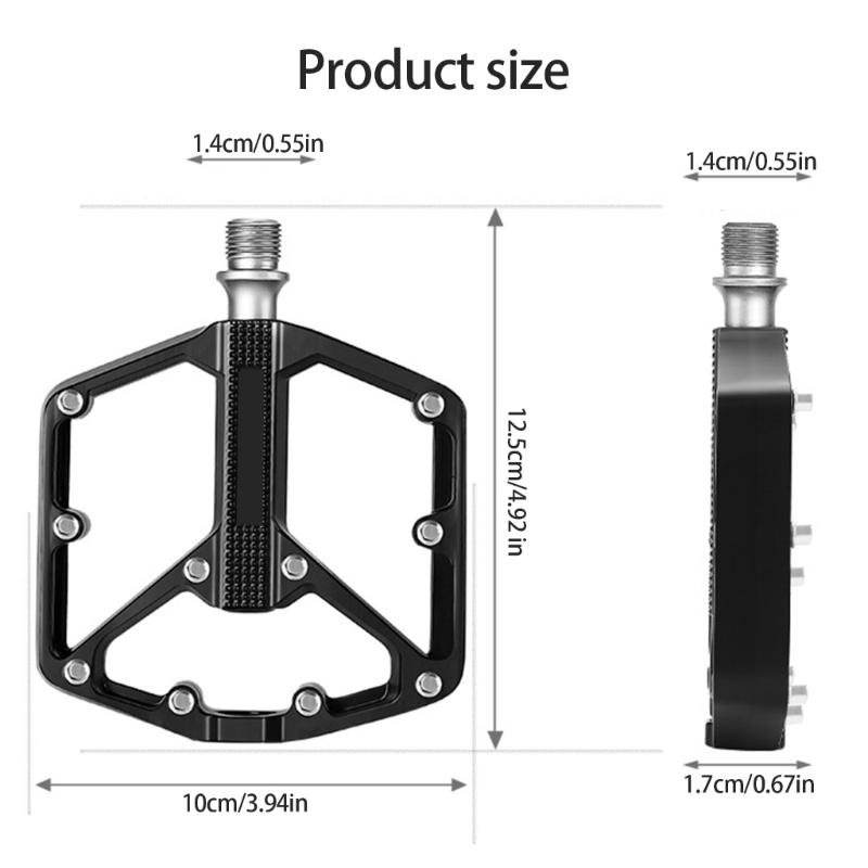 Fahrradpedal Universal Fahrradpedale Rutschfest & Leichtgewicht, Für die meisten Erwachsenenfahrräder & Fahrräder