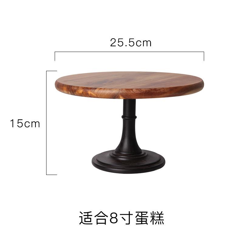 Wooden Tall Cake Tray Dessert Table Ornament Birthday Display Stand Pastry Bread Dessert Mori Tasting Tray