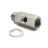 Oil Pressure Sensor Tee M10x1.0 to M10x1.0 Adapter Side Holes 1/8NPT Female Turbo Supply Feed Line Gauge