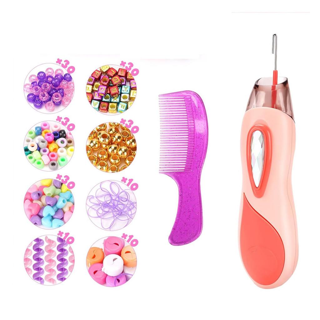 Girls Gift  Children: Hair Accessories Toys For Girls 7-12 Years Old Hair Beads Braid Birthday Gifts For Girls Fun Hair Braiding Machine