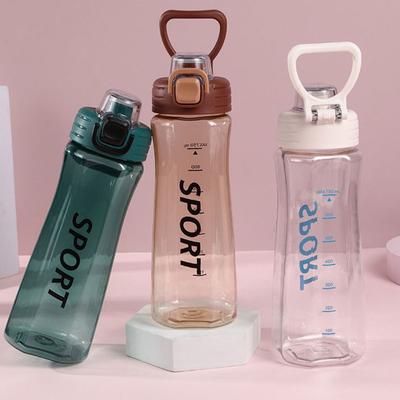 PC Sport-Wasserflasche mit Klappdeckel, große Kapazität, Sport-Kessel, Camping-Trinkwerkzeug