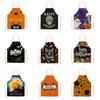 Halloween Anti-dirty Kitchen Apron Creative Bat Print Sleeveless Apron Advertising LOGO Waist