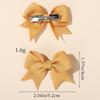10Pcs/set Cute Solid Bows Baby Hair Clips Candy Color for Girls Princess Hairpins Barrettes Kids  Grosgrain Hair Accessories