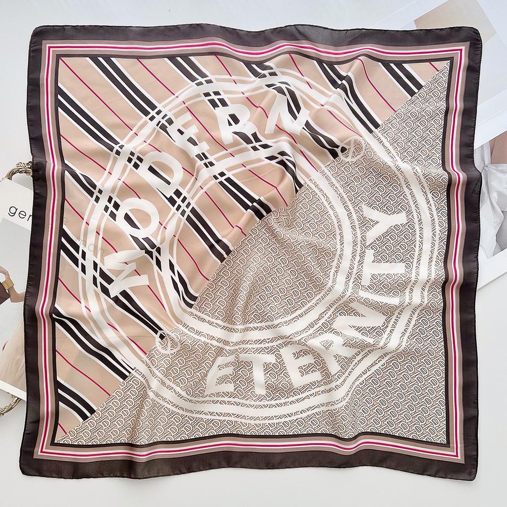 Spring and Summer Graffiti Flowers 71 * 71 Square Scarf Travel Sunscreen Headscarf Practical High-end Scarf for Mother
