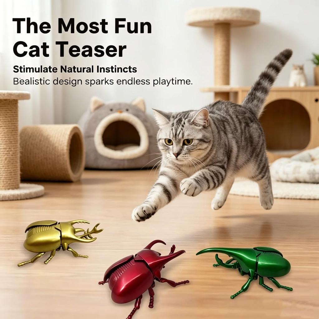 Lernspielzeug Käfer-Einhorn zum Aufziehen Krabbelkäfer Spielzeug zur Erleuchtung Simulation und Spaß Geschenke
