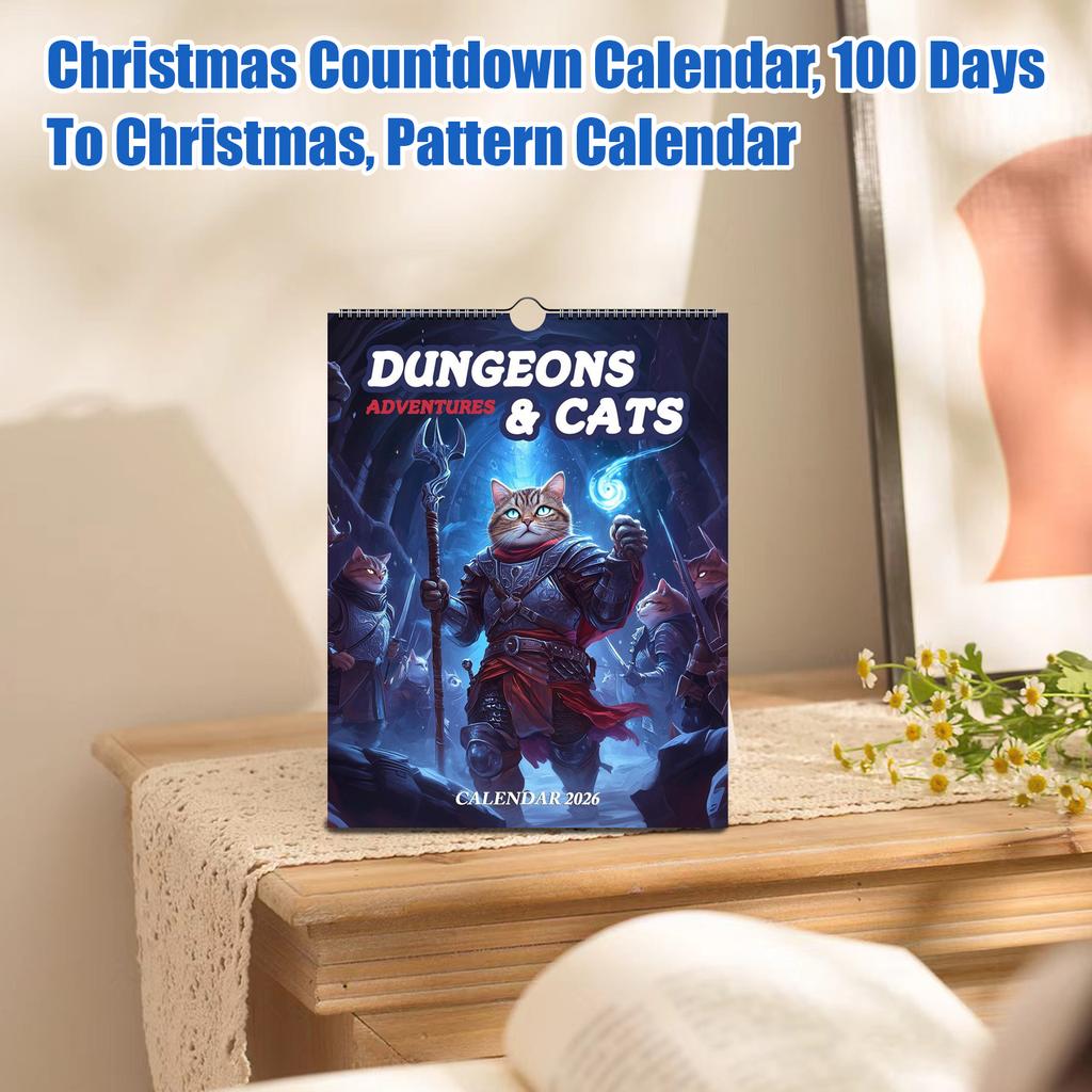 Christmas Countdown Calendar, 100 Days To Christmas, Pattern Calendar
