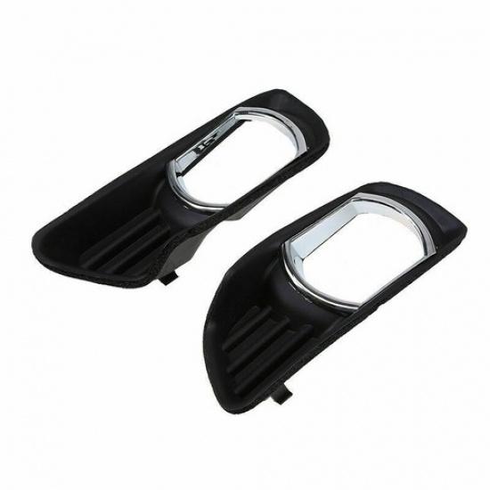 Front Bumper Fog Light Cover Open Vent Grill Pair For Toyota Camry XV40 2007-09