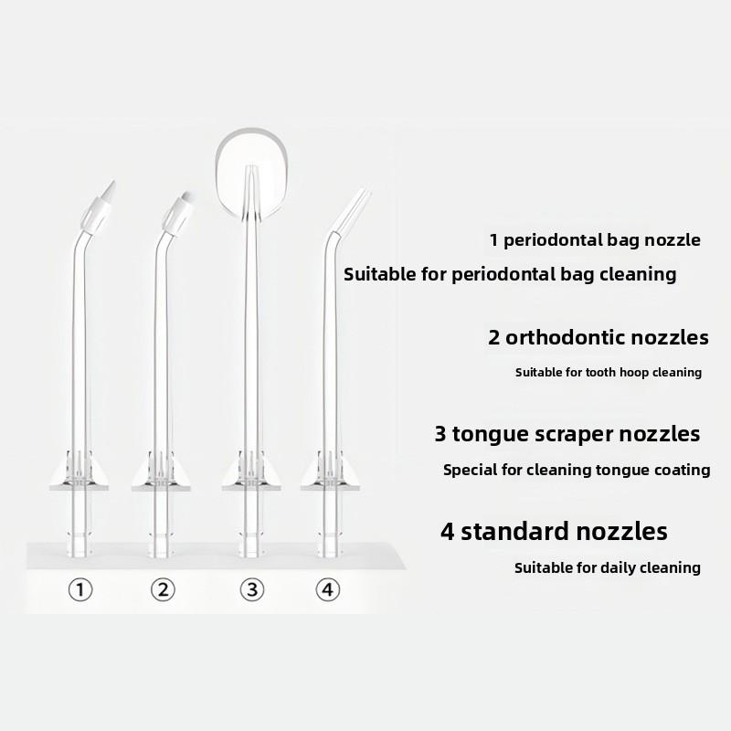 Portable Household Oral Cleaning Scrubber, Electric Waterproof Flusher, Water Floss Production, Special for Orthodontics