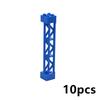 MOC High-Tech Säulen Steine 2X2X10 Stützgrundplatte Brückensäule Träger Halterung Baustein Säule Spielzeug Kompatibel 95347