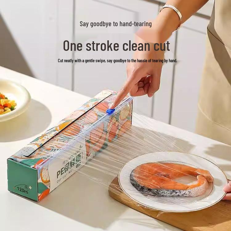 Sliding Knife Cling Film Family Pack - Kitchen Household Use