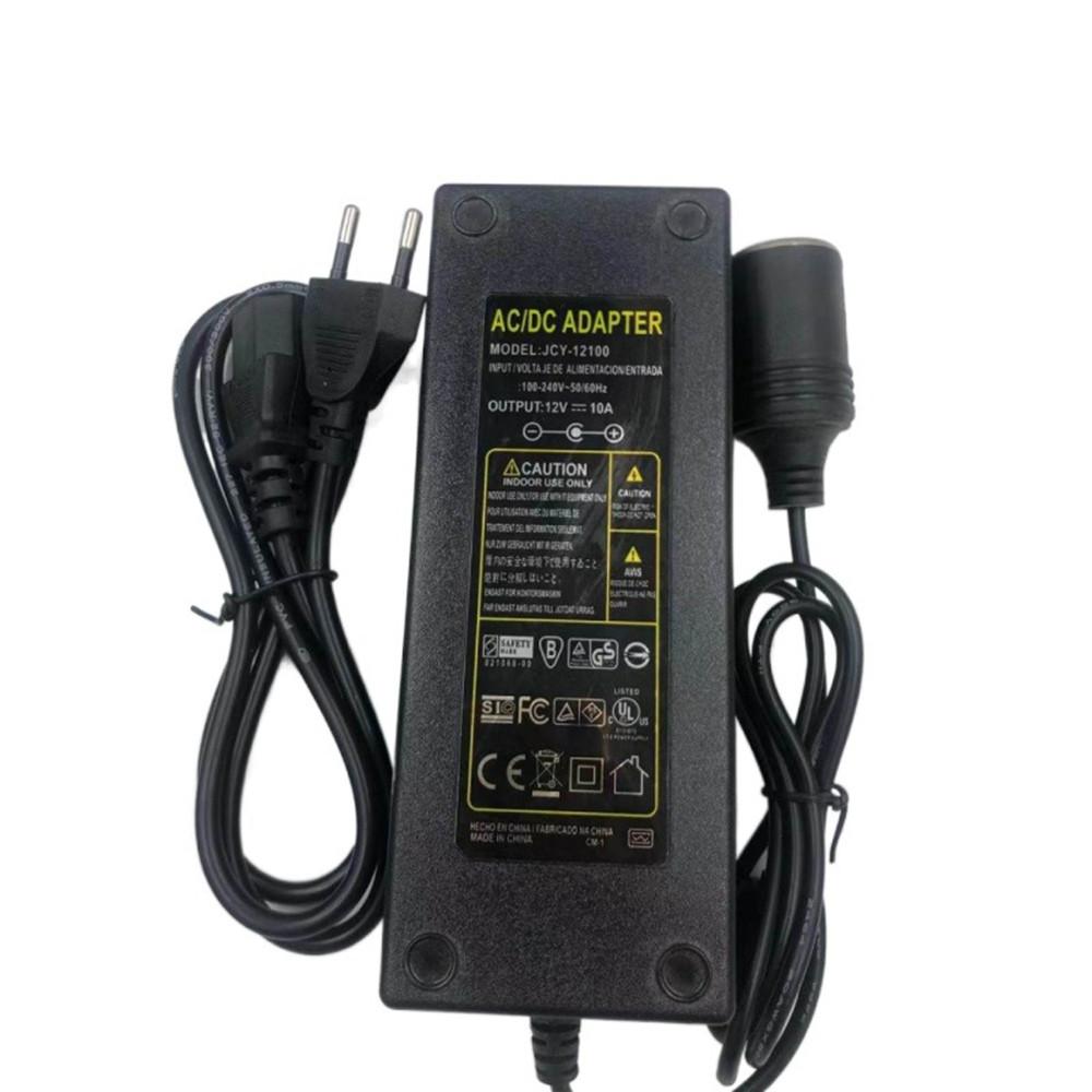 120W Car Inverter AC 100V 220V To DC 12V 10A Car Cigarette Lighter Converter Power Adapter Voltage Transformer Socket Cleaner