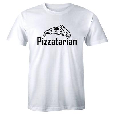 Pizzatarian Pizza Vegetarian Funny Food Lover Short Sleeve T-Shirt for Men