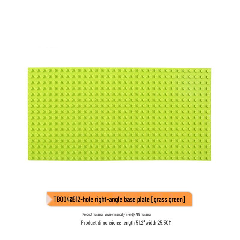 Large Road Baseplate for LEGO-Compatible Building Blocks — Educational Toy
