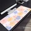 Pink Flowers Large Mouse Mat Gaming Mousepad Big Gamer Mousepads xmm Rubber Keyboard Mats Desk Pad HD Mouse Pads