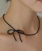 Tatiana (Silver 925) Beaded Ribbon Necklace Nz2103