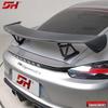 Carbon Fiber GT4 Rear Wing for Porsche 718 (2017-2025) - Easy Non-Destructive Installation, High-Quality Dry Carbon Fiber.