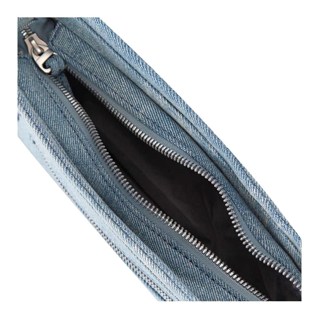 Adidas Originals Polyester Handbag, Shoulder Bag Regular Women's Denim Blue JL7666