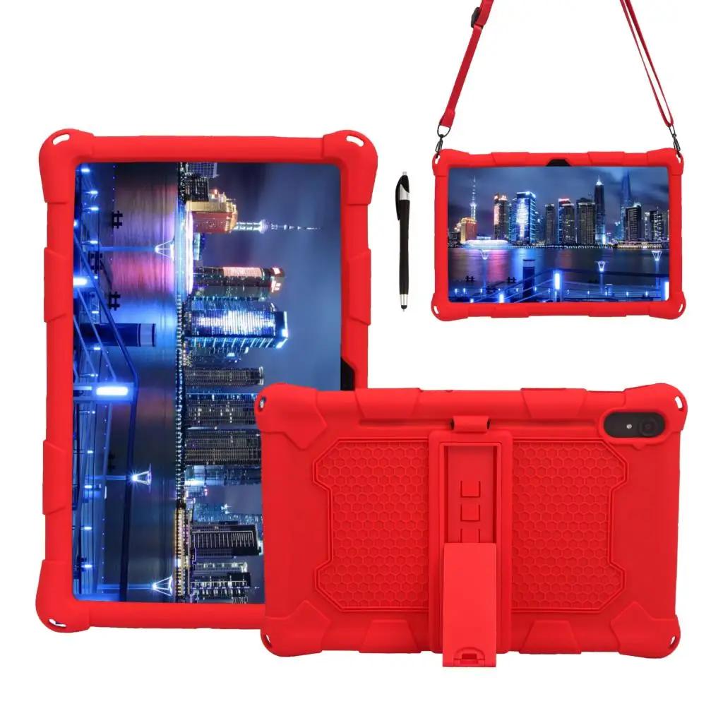 Etui Do Tabletu Samsung Galaxy Tab S5e 10.5 Pokrowiec Z Podstawką Do S6Lite 10.4 A8 S8 A7 S7 Miękki Silikon Z Uchwytem I Paskiem Na Ramię
