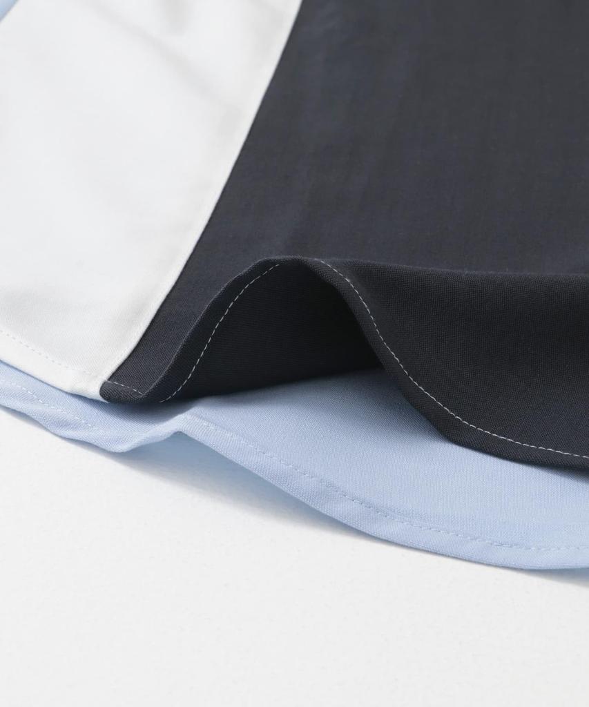 Urban Research Items Vertical Switch Long Sleeve Dress Size Size Men's Shirt, L.BLU, M, IT44-13A008