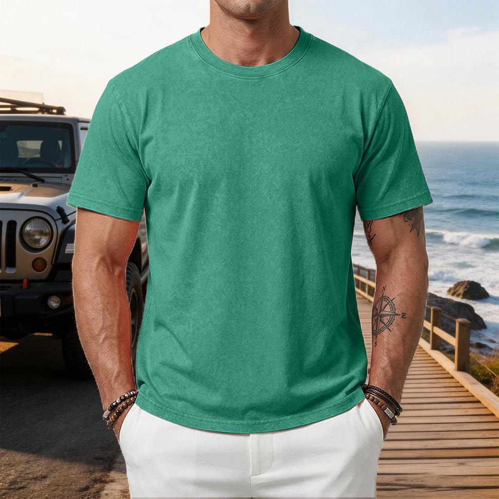 Men's T-Shirts Oversized Unisex Baggy Tops Heavy Cotton T Shirts For Men Loose Fit Vintage Casual Streetwear Gym Tee