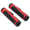 Ergonomické protiskluzové uzamykatelné pohodlné profesionální gripy na horské kolo(Černá červená )