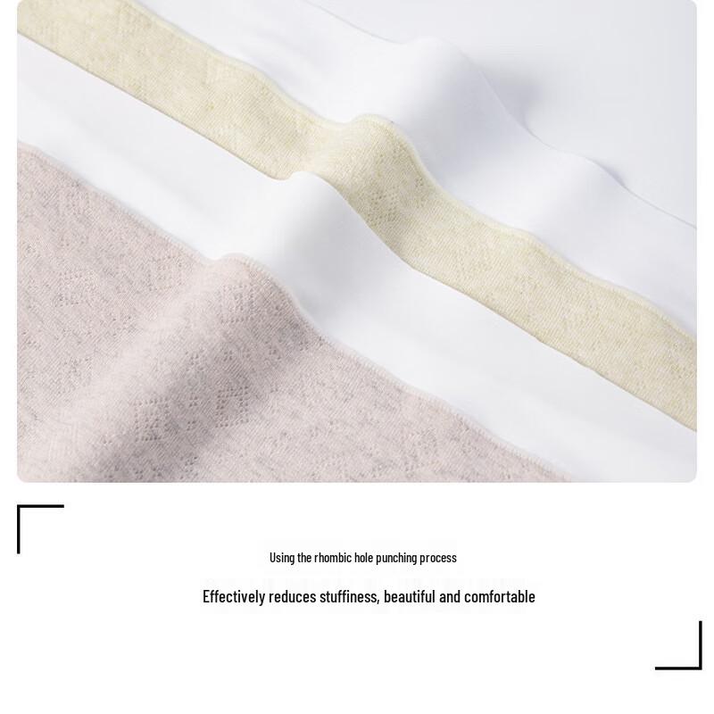 Women's High Waist Cotton Breathable Underwear 3-Pack