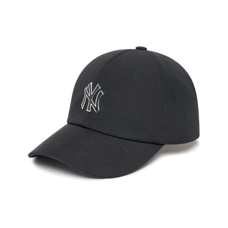 MLB Briefstickerei Nylon Baumwolle Schirmmütze männlich und weiblich Paare Stil Schwarz 3ACP0123N50BKS schwarz