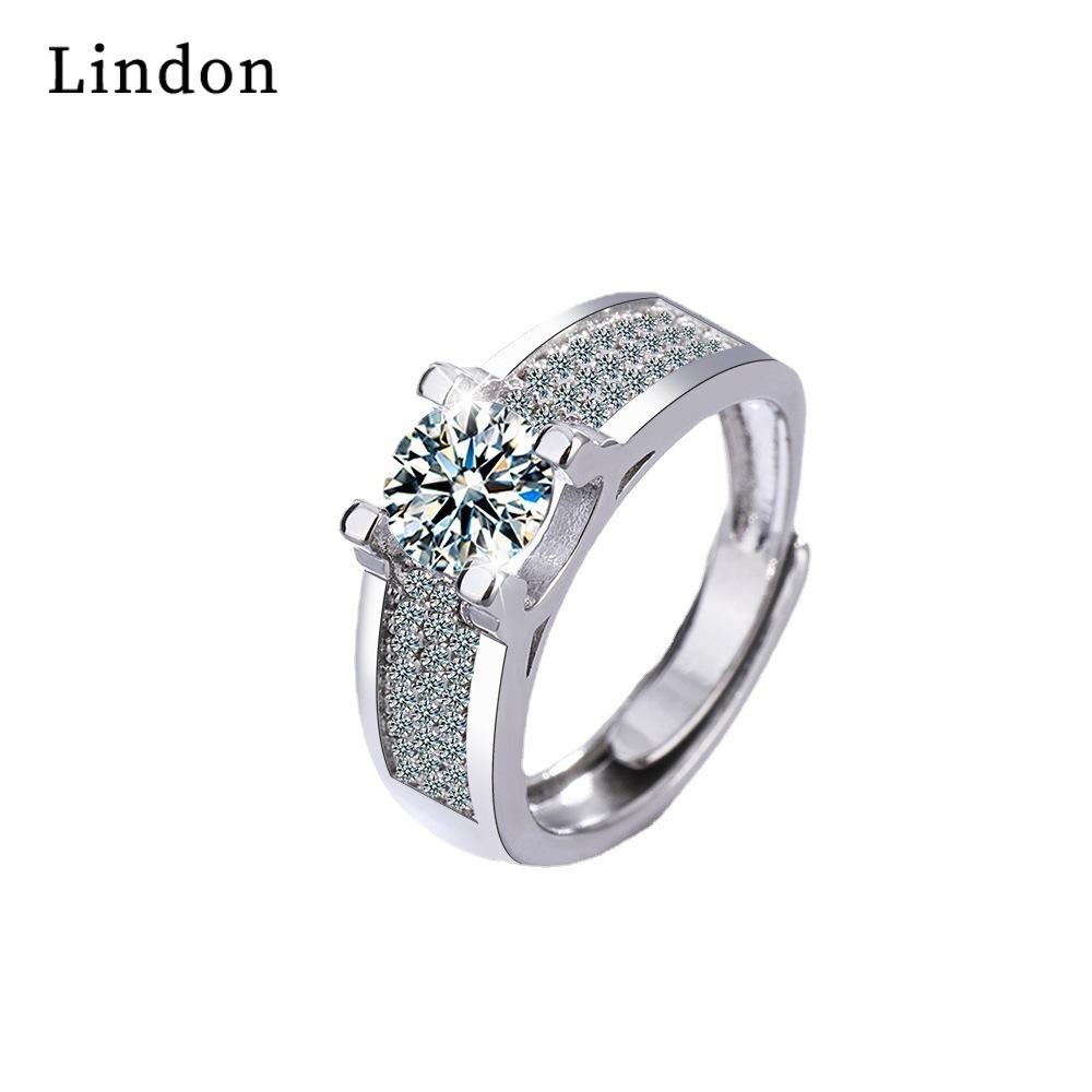 

Классическое кольцо Lindon с медным цирконием, женские ювелирные изделия, свадебный подарок для вечеринки