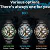 OUPINKE Men's Watch Waterproof Fully Automatic Mechanical Watch Full Hollow High -end Watch