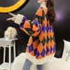 Autumn and Winter New Retro Thickened Mori Sweater Outer Wear Women's BF Style Loose Medium and Long High Collar