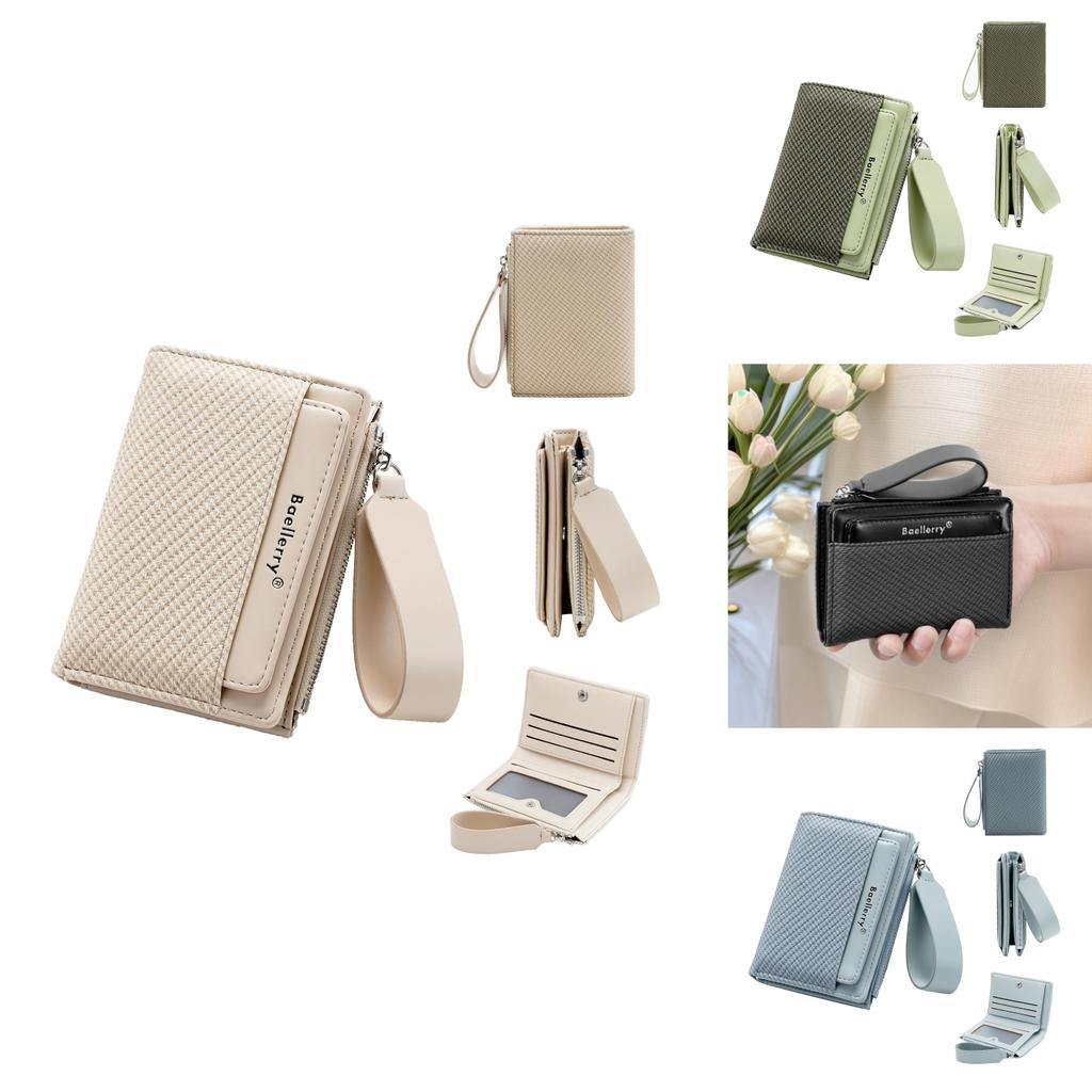 Minimalist Pu Womens Short Wallet With Card Holder And Coin Pocket For Daily Use