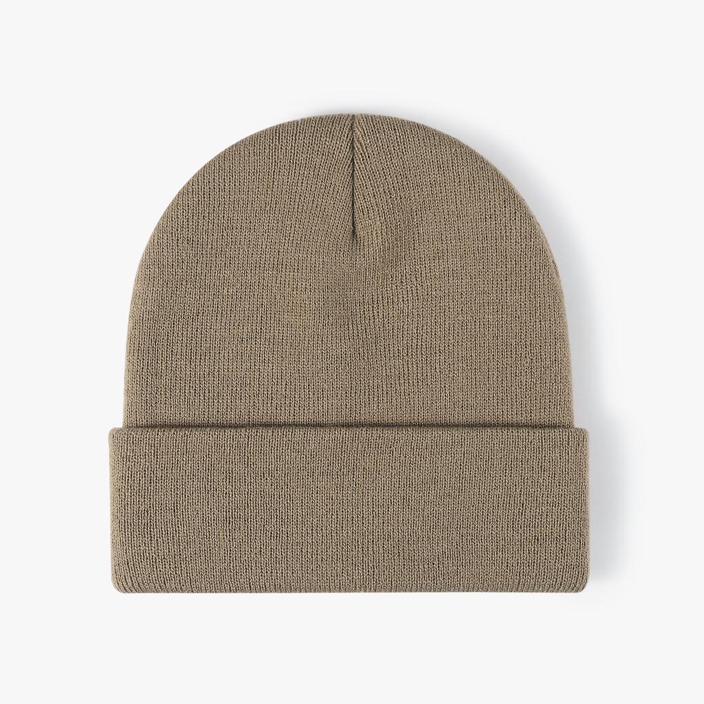 Hat, Winter, Versatile, Students, Knitted Cap, Men, Fashion Warm, Cold Cap, Thickened, Ear Protection, Black Woolen Cap