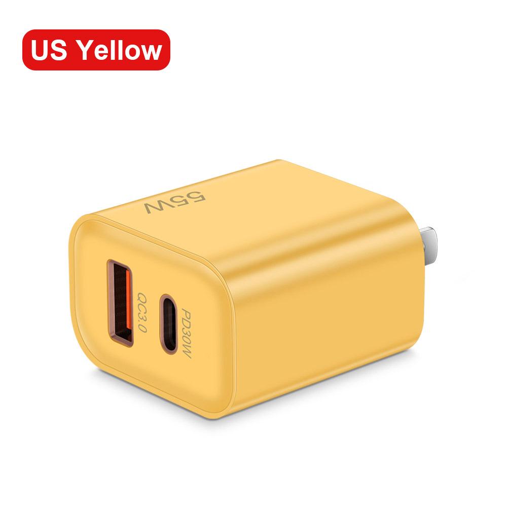 55W USB & Type-C PD Dual Port Super Fast Charging Mobile Charger