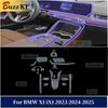 Für BMW X1 iX1 2024 2025 TPU Navigation Schalthebel Mittelkonsole Vorgeschnitten Auto Innenraum Reparatur Schutzfolie Kratzfest Aufkleber