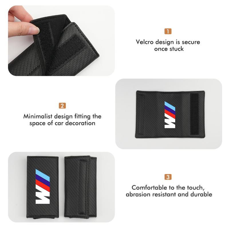 WCHT7 For BMW Car Door Handle Protection Cover Anti Scratch Protection Case Auto Accessories E70 E91 E30 G30 E53 M3 M5 X6 X4 X7 E92
